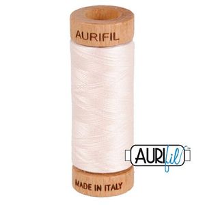 Aurifil, Cotton Mako Thread, 80wt, 280m, 1080-2405, OYSTER