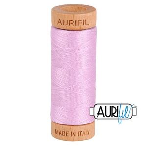 Aurifil 1080-2515 Cotton Mako Thread, 80wt 280m LIGHT ORCHID