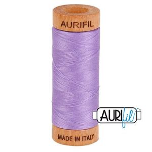 Aurifil 1080-2520 Cotton Mako Thread, 80wt 280m VIOLET