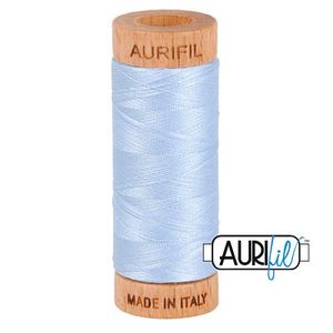 Aurifil, Cotton Mako Thread, 80wt, 280m, 1080-2710, LIGHT ROBINS EGG