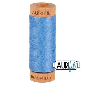 Aurifil 1080-2725 Cotton Mako Thread, 80wt 280m LIGHT WEDGEWOOD
