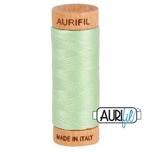 Aurifil 1080-2880 Cotton Mako Thread, 80wt 280m PALE GREEN