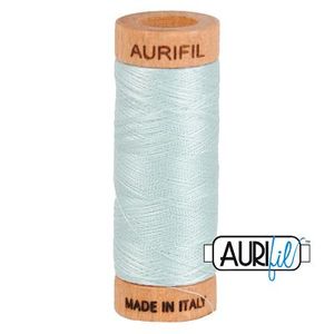 Aurifil 1080-5007 Cotton Mako Thread, 80wt 280m LIGHT GRAY BLUE