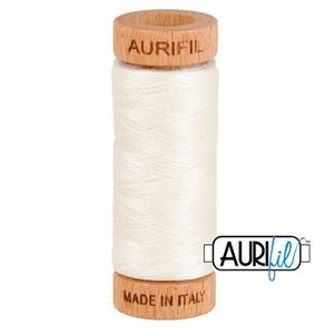 Aurifil 1080-6722 Cotton Mako Thread, 80wt 280m SEA BISCUIT