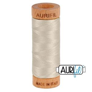 Aurifil, Cotton Mako Thread, 80wt, 280m, 1080-6725, MOONDUST