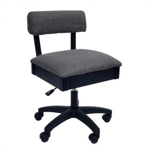Arrow H8140 Swivel Chair, Under Seat Storage, Lady Gray Fabric