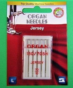Organ Needle ORG5205-070 Ball Point 70/10 Carded/5 Needles