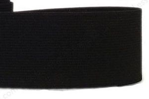 Dritz DE9483B 2in Wide Black Knit Elastic, by yard