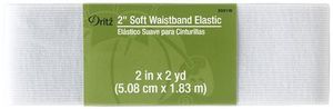 Dritz D9591-WHT 2in Soft Waistband Elastic White