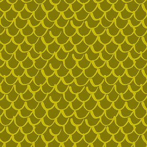 Blank Quilting Points of Hue 9989-60 Chartreuse Scallop Geo