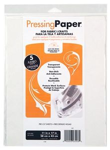 Therm O Web Pressing Paper, 11" x 17" Sheets, 5 Pk.