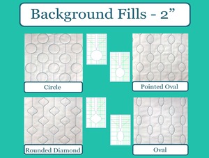 Sew Steady Westalee Background Fills Set by Sew Biz with Shank Options