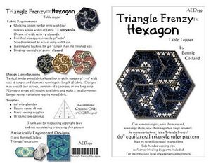 Artistically Engineered AED159 Triangle Frenzy Hexagon