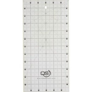 Quilters Select QS-RUL6X12 6" x 12" Non-Slip Deluxe Quilting Ruler