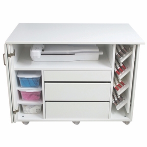 Horn 90, Storage Chest with 27" Deep Cabinet Assembled for Embroidery Machines