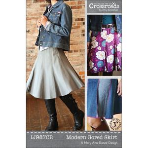 Indygo Junction IJ987CR Modern Gored Skirt Sewing Pattern