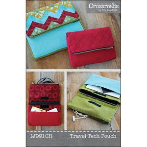 Indygo Junction IJ991CR Crossroads Tech Travel Pouch Sewing Pattern