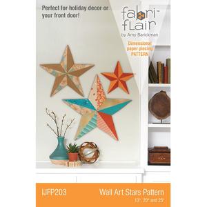 Indygo Junction IJFP203 Fabriflair Wall Art Stars Pattern