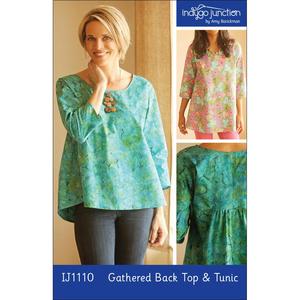Indygo Junction IJ1110 Gathered Back Top and Tunic Sewing Pattern