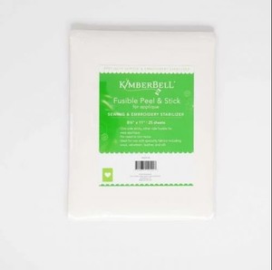 Kimberbell KDST128 Fusible Stabilizer—25 ct. 8.5" x 11" Precut Sheets