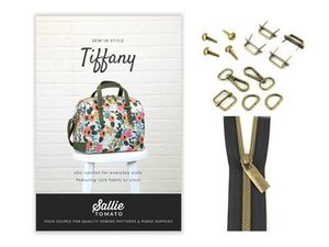 Sallie Tomato, STPOM10, Tiffany Satchel Bag, Pattern and Kit, Hardware Kit, Zipper