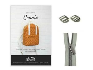 Sallie Tomato, STPOM11, Connie Backpack, Pattern and Kit, Hardware Kit, Zipper