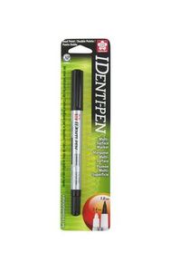 Ident-pen, Black, IDentiPen, permanent marker, extra-fine marker, broad line marker, fabric marker