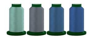 YLI YLI Cotton Hand Quilting Thread, 012 Lt. Blue, 40wt, 3 ply, 500 yd spool