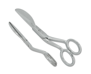 Famore Cutlery, 712D, 4.5", Mini, Duckbill, Applique, Scissors