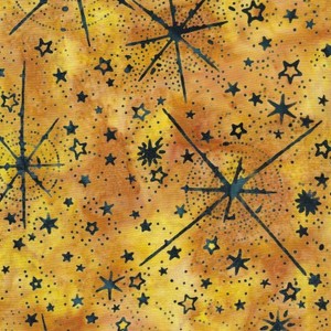 EE Schenck ISB112142065 Celestials - stars on orange/gold