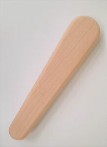 Jacksons Woodworks JW01001 Large Tailors Clapper 11 ½”  inches long, 3” wide tapered down to 2 1/2 inches and is 1 1/2” thick