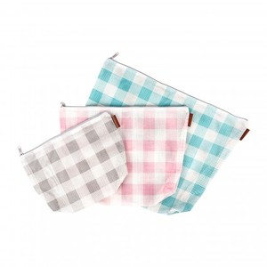 It's Sew Emma ISE801, Gingham Mesh on the Go, 3 Piece Project Bag Set