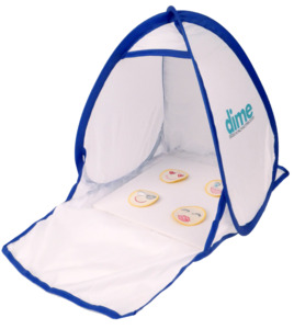 DIME, AST1001, Spray Tent, patches, appliques, spray adhesive, DIME AST1001 Spray Tent for Patches, Appliques or any items requiring spray adhesives