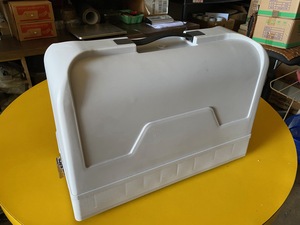 Generic Plastic Sewing Machine Case White