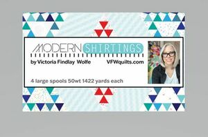 Aurifil VF50MSH4 Modern Shirting by Victoria Findlay Wolfe