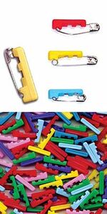 Quilters Delight 7798, Safety Pin Plastic Covers 200/pkg, Makes your pins easy to see, pickup, insert and close, for arthritic hands or long nails