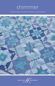 Amanda Murphy,  AMD123, Shimmer, Pattern, quilt pattern, amanda murphy quilt pattern, peppermint, forest, machine quilting, hand quilting