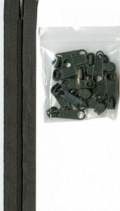 ON ORDER - By Annie Bag Hardware - Zippers by the Yard, 4 yards