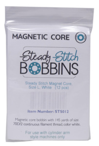 DIME, STS012, Steady, Stitch, Magnet, Core, Style, L, White, 12/bag