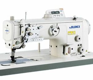 Juki LU-2810-7X Unison Compound Walking Foot Automatic Backtack, Thread Trim, Foot Lift with 3-fold Hook Industrial Sewing Machine/Assembled Stand