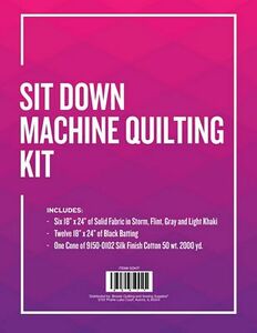 Bernina SDKIT Sit Down Machine Quilting Kit