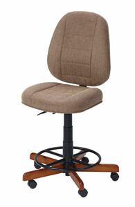Koala SewComfort Six-Way Adjusting Sewing Operators Chair - Choice of Color: Oak, Ash, Teak, Cherry