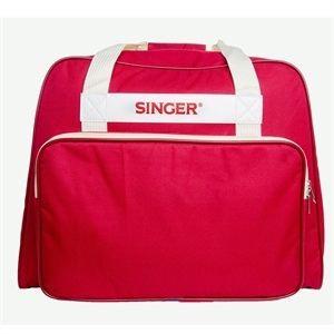 Singer, Soft Case, Brick, Singer 617L04 Zippered Sewing Machine Soft Storage Tote Bag Carrying Case 18"L x 13"W x 10"H