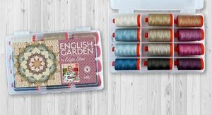 Aurifil ES50EG12 English Garden by Edyta Sitar 12 Large Spools