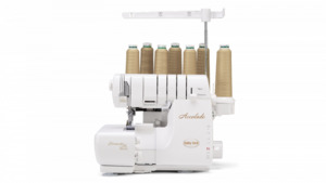 aby Lock BLS8 Accolade Serger Machine, Extraordinair Threading, 8/7/6 Thread Stitch, Exclusive Wave Stitch