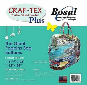 Bosal BOS437F-GP Craft Tex Plus Stiff Nonwoven Double-Sided Fusible