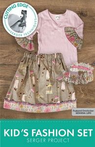 Cutting Edge Serger Designs CTP1009 Kids Fashion Set Serger Project