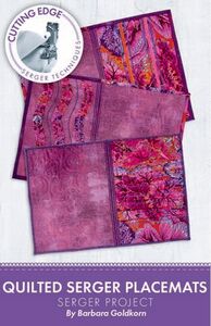 Cutting Edge Serger Designs CTP1014 Quilted Serger Placemats Pattern