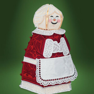 OESD 12762USB Mrs. Claus Freestanding Lace