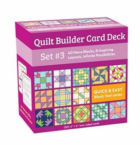 C & T Publishing CT20529 Quilt Builder Card Deck Set #3